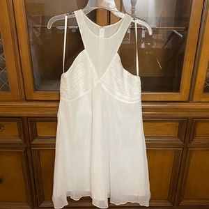 White BCBG Generation Sparkle Cocktail Dress